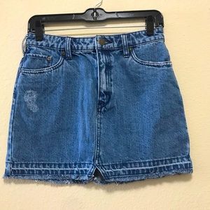 Free People Denim Skirt